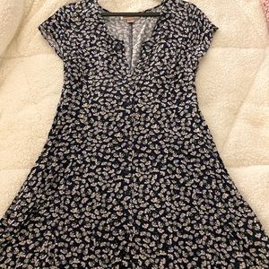 Dress with flower print